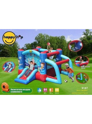 Надувний ігровий центр з батутом Футбольний замок